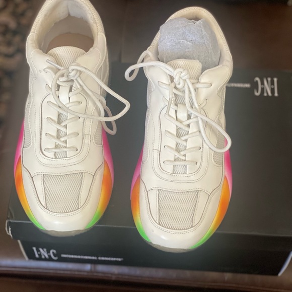 Bubble white rainbow low top sneakers - Picture 3 of 4
